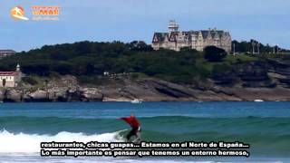 SomoLoredo beach  Cantabria  Surfing holidays in Northern Spain [upl. by Abas]