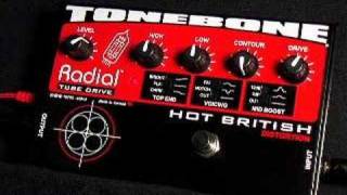 Radial Tonebone Hot British Tube Distortion Pedal [upl. by Miarfe985]