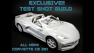 ALL NEW FIRST BUILD TEST SHOT 2022 Corvette Stingray C8 Z51 125 Scale Model Kit Build Revell 2024 [upl. by Arreit]