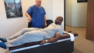 Huge Former Defensive End Adjusted By Your Houston Chiropractor Dr Gregory Johnson [upl. by Romito388]