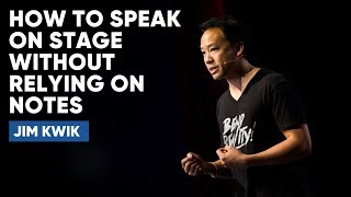 Public Speaking Without Notes  Training by Jim Kwik [upl. by Bornie]