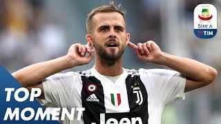 Superb Pjanic Strike  Juventus 20 Lazio  Top Moment  Serie A [upl. by Corabella]