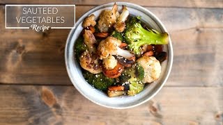 Sautéed Vegetables  Vegetable Sauté  Gourmet Treats By Ishjot Singh Suri [upl. by Anaeirb]