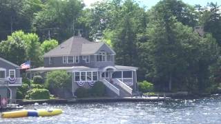 Cruising by Steven Tylers House on Lake Sunapee [upl. by Brittni453]