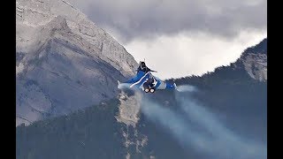 Rafale Display in the Stunning Switzerland Mountains Sion Airshow [upl. by Zwick]