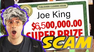 I Won 65 Million In Publishers Clearing House SCAM [upl. by Eehsar940]