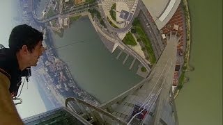 Worlds Tallest Bungee Jump HD Macau Tower 764 ft 233 m [upl. by Carpet]