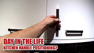 Deciding on Kitchen Handle Positioning  Woodworking Tips [upl. by Snodgrass]