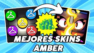 Las Mejores Skins de Amber Calidad Precio que Deberías Comprar en Brawl Stars [upl. by Nyltak189]