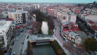 Trikala Greece 4k Drone video  trikalaview [upl. by Aretak179]