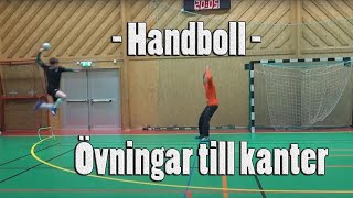 Handboll  Övningar till kanter Upphopp och avslut [upl. by Luthanen]