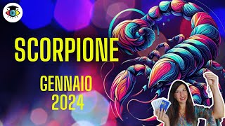 SCORPIONE GENNAIO 2024  LETTURA TAROCCHI EVOLUTIVA [upl. by Eeliram469]