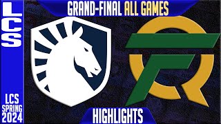 TL vs FLY Highlights ALL GAMES  LCS Spring 2024 Playoffs GRANDFINAL  Team Liquid vs FlyQuest [upl. by Pul]