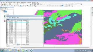 Calcul de la superficie dun shapefile sous ArcMap 101 ArcGis  Tutoriel [upl. by Latini]