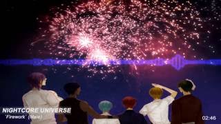 █ ♪♪♪ Nightcore  Firework Male Version ♪♪♪ █ [upl. by Bank]