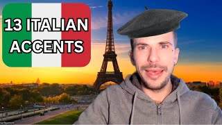 13 FUNNY ITALIAN ACCENTS How foreigners speak Italian [upl. by Eseilenna723]