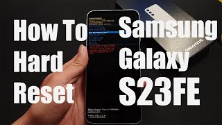 How To Hard Reset Samsung Galaxy S23FE [upl. by Aramal796]