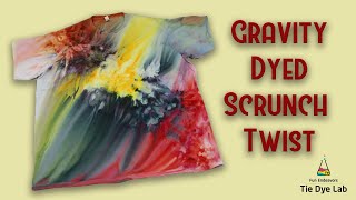 Will It Gravity Dye Scrunch Twist Design [upl. by Nayk]