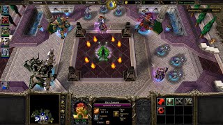 ILLIDANS NAGAS🔥amp 12 HEROES VS ARCHIMONDE💥KILJAEDEN amp BURNING LEGION🥶Undead 08 MOD Map Warcraft 3 [upl. by Edsel]