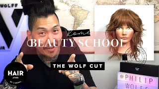 A Pro Stylist Breaks Down The Wolf Cut  Beauty Home School  Haircom By LOreal [upl. by Aurora]