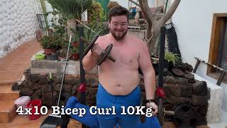 Increasing Weights For The Biceps  Training 114  Biceps Day [upl. by Aikin]