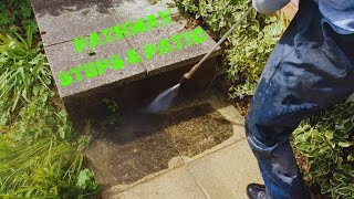 Pathway Steps amp Patio Pressure Wash [upl. by Lancelle]