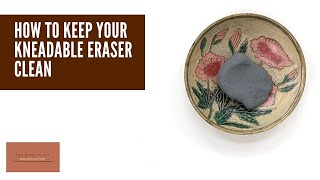 How to keep your kneadable eraser clean [upl. by Getraer543]