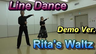 Ritas Waltz リタズ・ワルツ Line Dance ラインダンス [upl. by Zurc]