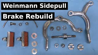 How to Clean and Overhaul Weinmann Sidepull Rim Brakes [upl. by Kisor386]