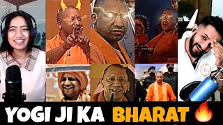 CM Yogi Adityanath Thug Life 3 😈 Yogi Adityanath Attitude Videos Reaction 🔥 [upl. by Alexa841]