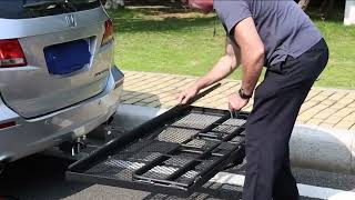 How to install your Hitch Mount Cargo Basket [upl. by Aicilihp]