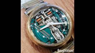 1965 Accutron Spaceview watch Hums strong shop find [upl. by Ahtinak]