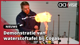 Demonstratie waterstoftafel bij Cogas [upl. by Ennovyahs180]