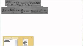 Reynolds Transport Theorem  Linear Momentum  Example 1 [upl. by Bramwell712]