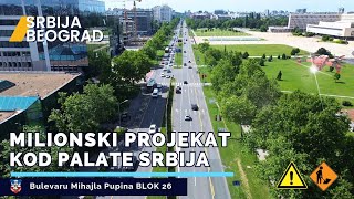 Novi Beograd Blok 26 Izgradnja milionskog projekta kod Palate Srbija Cena 7500 € m2 [upl. by Hamlen611]