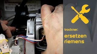 Ersetzen des Riemens Ihres Trockners  Das Ersatzteilecenterde Verfahren [upl. by Irtemed]