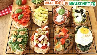 MILLE IDEE DI BRUSCHETTE PER LESTATE  Ricette Facili per tutti i Gusti  Italian Bruschetta [upl. by Bate476]