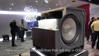 Polk HTS Series Subwoofers at CEDIA 2017 [upl. by Kattie]