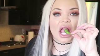 Trisha Paytas Actually Eating Vegetables a Compilation [upl. by Enaoj]