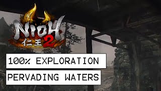 Nioh 2 100 Exploration Walkthrough  Pervading Waters All Items Kodamas Secrets [upl. by Arenat]