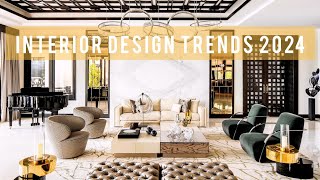 Top 10 Interior Design Trends 2024 Bold Design Trends for 2024 Interiors Home Interior Trends [upl. by Michelsen]