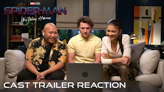 SPIDERMAN NO WAY HOME  Cast Trailer Reaction [upl. by Parsifal941]