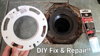 How To Install Toilet Flange Spacer Easy DIY Tips [upl. by Iveksarap871]