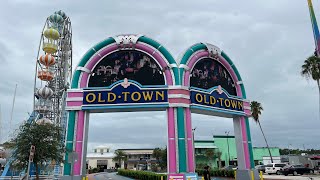 Our Full Tour of Old Town Kissimmee Florida  Fun Spot Shops Cars and Restaurants [upl. by Oiratno]