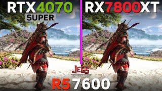 RX 7800 XT vs RTX 4070 Super  Ryzen 5 7600  Tested in 15 games [upl. by Gayelord]