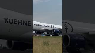 KuehneNagel airlines cargo While getting down fly [upl. by Doughty]