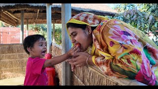 একমাত্র মায়েরাই পারে নিজে না খেয়ে সন্তান কে খাওয়াতে  Doyel Agro [upl. by Bonne]