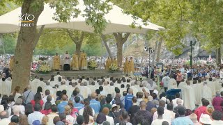 Messe de lAssomption à Lourdes 15 août 2022 [upl. by Atselec97]