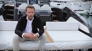 AUREA 30 Cabin Catamarano a motore Made in Italy  Salone Nautico di Genova 2017 [upl. by Vanhook358]