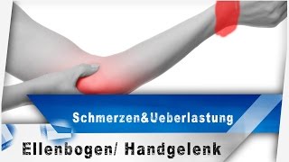 Schmerzen im EllenbogenampHandgelenk  Prävention amp Behandlung Tennisarm Sehnenscheidenentzündung [upl. by Sjoberg]